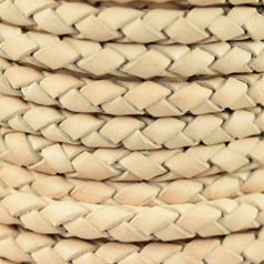 5mm Bolo Leather Cord - Natrual