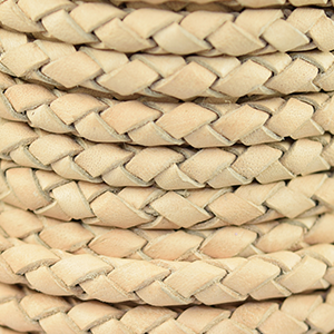 5mm Bolo Leather Cord - Natrual