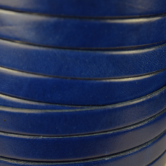Flat Leather Cord - Royal Blue, 10x2mm