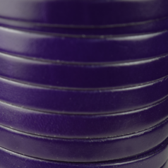 Flat Leather Cord - Purple, 10x2mm