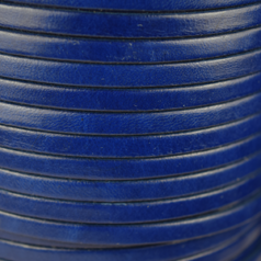 Flat Leather Cord - Royal Blue, 5x2mm