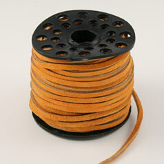 3mm Leather Suede Lace - Rust