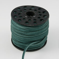 3mm Leather Suede Lace - Green