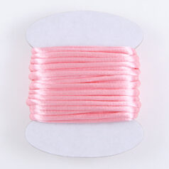 Satin Cord / Rattail #2 - Made in the USA - Light Pink