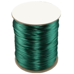 Satin Cord / Rattail #2 - Made in the USA - Dark Green