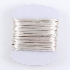 Satin Cord / Rattail #2 - Made in the USA - Tan