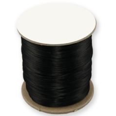Rattail Satin Cord #1 - Black