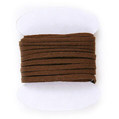 Ultrasuede Lace 3mm - Dark Brown