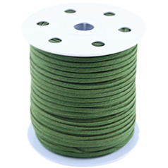 Ultrasuede Lace 3mm - Green