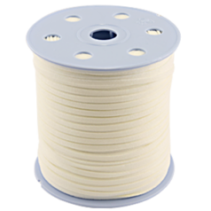 Ultrasuede Lace 3mm - White