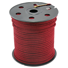 Ultrasuede Lace 3mm - Burgundy