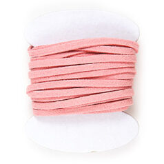 Ultrasuede Lace 3mm - Pink