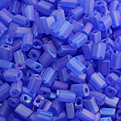 Flat Rectangle 5x3.5mm Trans Matt AB - Sapphire