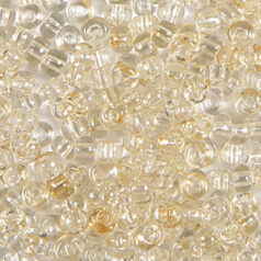 Czech Seed Beads, 6/0 - Transparent Coated Champagne (loose)
