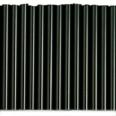 Preciosa Czech Bugle Beads 30mm - Opaque Black (loose)