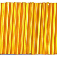 Preciosa Czech Bugle Beads 30mm - Silverlined Yellow (loose)