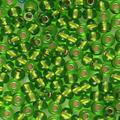 Czech Seed Beads, 6/0 - Bronzelined Chartreuse (loose)