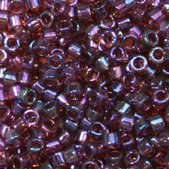 Miyuki Delica - Size 11/0 - Transparent Raspberry AB DB-104