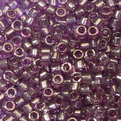 Miyuki Delica - Size 11/0 - Gold Lustre Amethyst DB-108