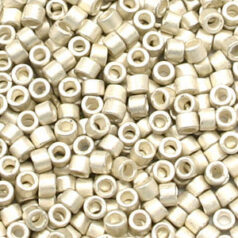 Miyuki Delica - Size 11/0 - Galvanized Semi-Matte Silver DB-1151