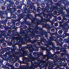 Miyuki Delica - Size 11/0 - Lavender Blue Gold Lustre DB-117