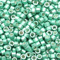 Miyuki Delica - Size 11/0 - Galvanized Semi-Matte Dk Mint DB-1182