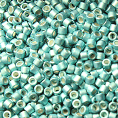 Miyuki Delica - Size 11/0 - Galvanized Semi-Matte Dk Aqua DB-1183