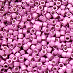 Miyuki Delica - Size 11/0 - Galvanized Semi-Matte Magenta DB-1184