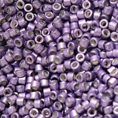Miyuki Delica - Size 11/0 - Galvanized Semi-Matte Eggplant DB-1185