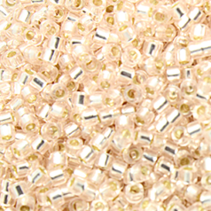 Miyuki Delica - Size 11/0 - Silver Lined Pink Mist DB-1203