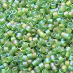Miyuki Delica - Size 11/0 - Matte Transparent Olive AB DB-1282