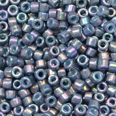 Miyuki Delica - Size 11/0 - Pink Lustre Opaque Turquoise DB-134