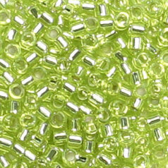 Miyuki Delica - Size 11/0 - Silverlined Chartreuse DB-147
