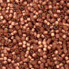 Miyuki Delica - Size 11/0 - Duracoat Silverlined Dyed Color - Magenta DB-2179