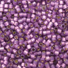 Miyuki Delica - Size 11/0 - Duracoat Silverlined Dyed Color - Lilac DB-2182
