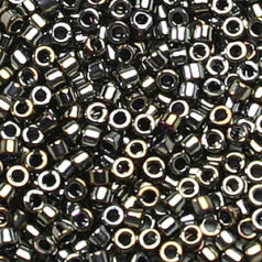 Miyuki Delica - Size 11/0 - Metallic Dark Steel DB-26