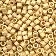 Miyuki Delica - Size 11/0 - Matte Metallic Bright Yellow Gold 24kt DB-331