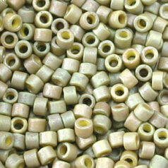 Miyuki Delica - Size 11/0 - Matte Metallic Lt. Yellow/Green DB-372