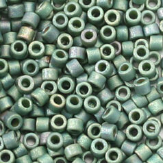 Miyuki Delica - Size 11/0 - Matte Metallic Light Grey Blue DB-376