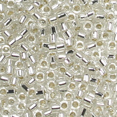 Miyuki Delica - 11/0 - Silverlined Crystal DB-41