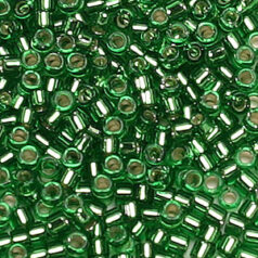 Miyuki Delica - Size 11/0 - Silverlined Light Green DB-46