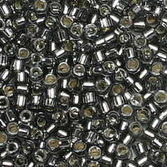 Miyuki Delica - Size 11/0 - Silverlined Grey DB-48
