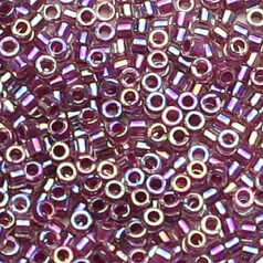 Miyuki Delica - Size 11/0 - Lined Magenta AB DB-56