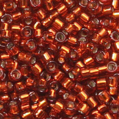 Miyuki Delica - Size 11/0 - Silverlined Copper DB-601