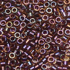Miyuki Delica - Size 11/0 - Lined Wine AB DB-61