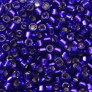 Miyuki Delica - Size 11/0 - Silverlined Violet DB-610