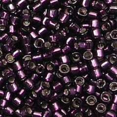 Miyuki Delica - Size 11/0 - Silverlined Wine DB-611