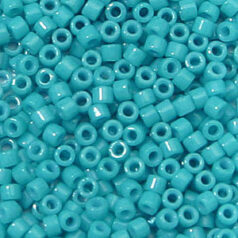 Miyuki Delica - 11/0 - Dyed Opaque Turquoise Green DB-658