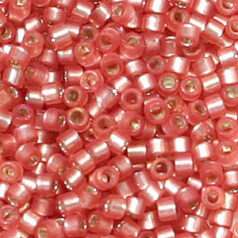 Miyuki Delica - Size 11/0 - Semi-Matte Silverlined Md. Rose DB-684