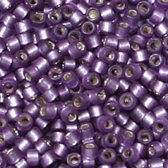 Miyuki Delica - Size 11/0 - Semi-Matte Silverlined Violet DB-695